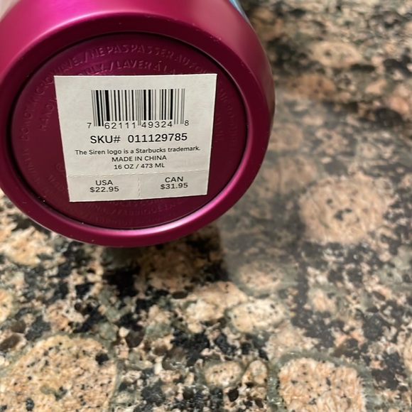 Starbucks Siren Ombré Spring Flower Stainless Steel 16oz Hot/Cold Tumbler NWT - Picture 7 of 7